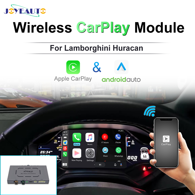 Mise à niveau Apple Carplay sans fil pour Lamborghini Huracan Aventador  avec Mmi3g Android Auto Mirroring Module Car Play Decoder Box