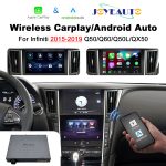 JoyeAuto Wireless CarPlay & Android Auto for 2015-2019 Infiniti Q50, Q60 & QX50