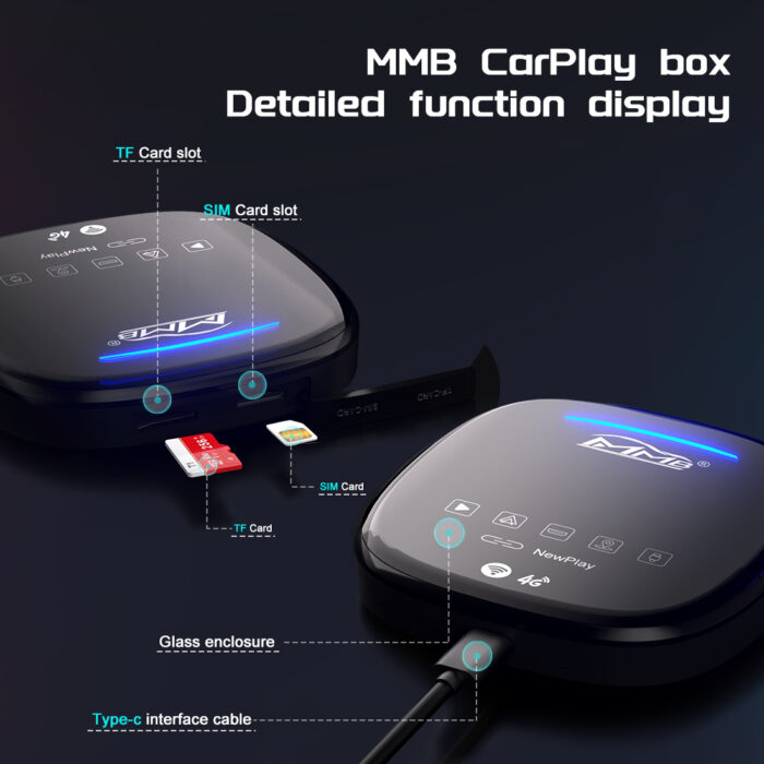 MMB MAX Universal CarPlay Android Ai Box | SIM TF card | HDMI - Image 2