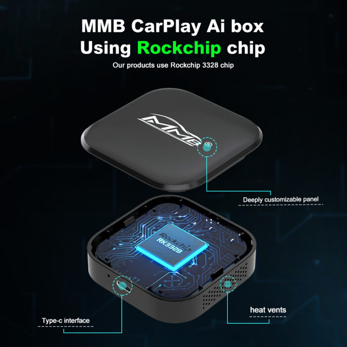 MMB CarPlay TV-Box Wireless CarPlay Android Auto YouTube Netflix Cast - Image 3