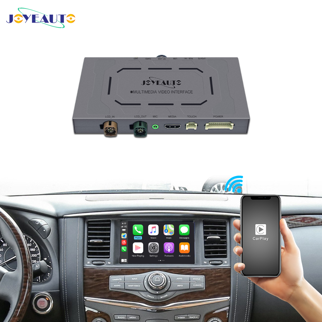 Audi A3 s3 MMI 3G/3G Plus 2012-2018MY WiFi Wireless Apple CarPlay Retrofit  - Joyeauto Technology