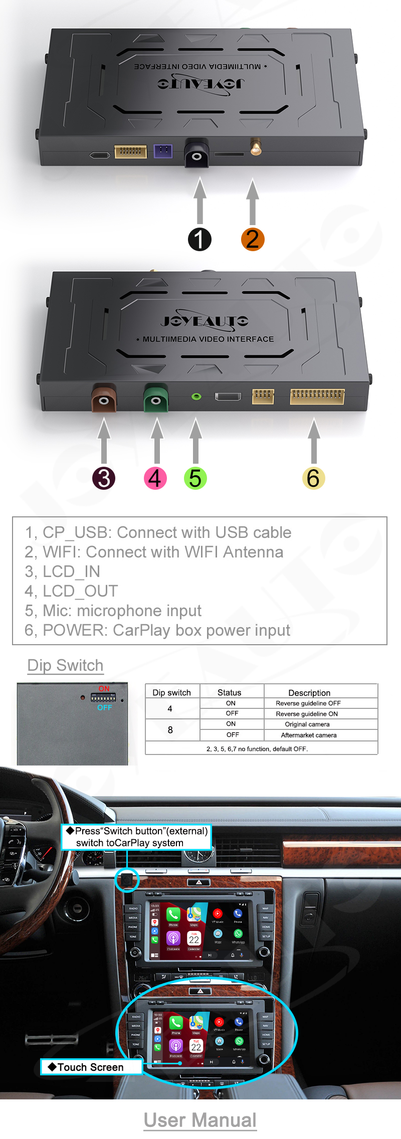 Volkswagen Phaeton WiFi Wireless Apple CarPlay AirPlay Android Auto  Interface - Joyeauto Technology