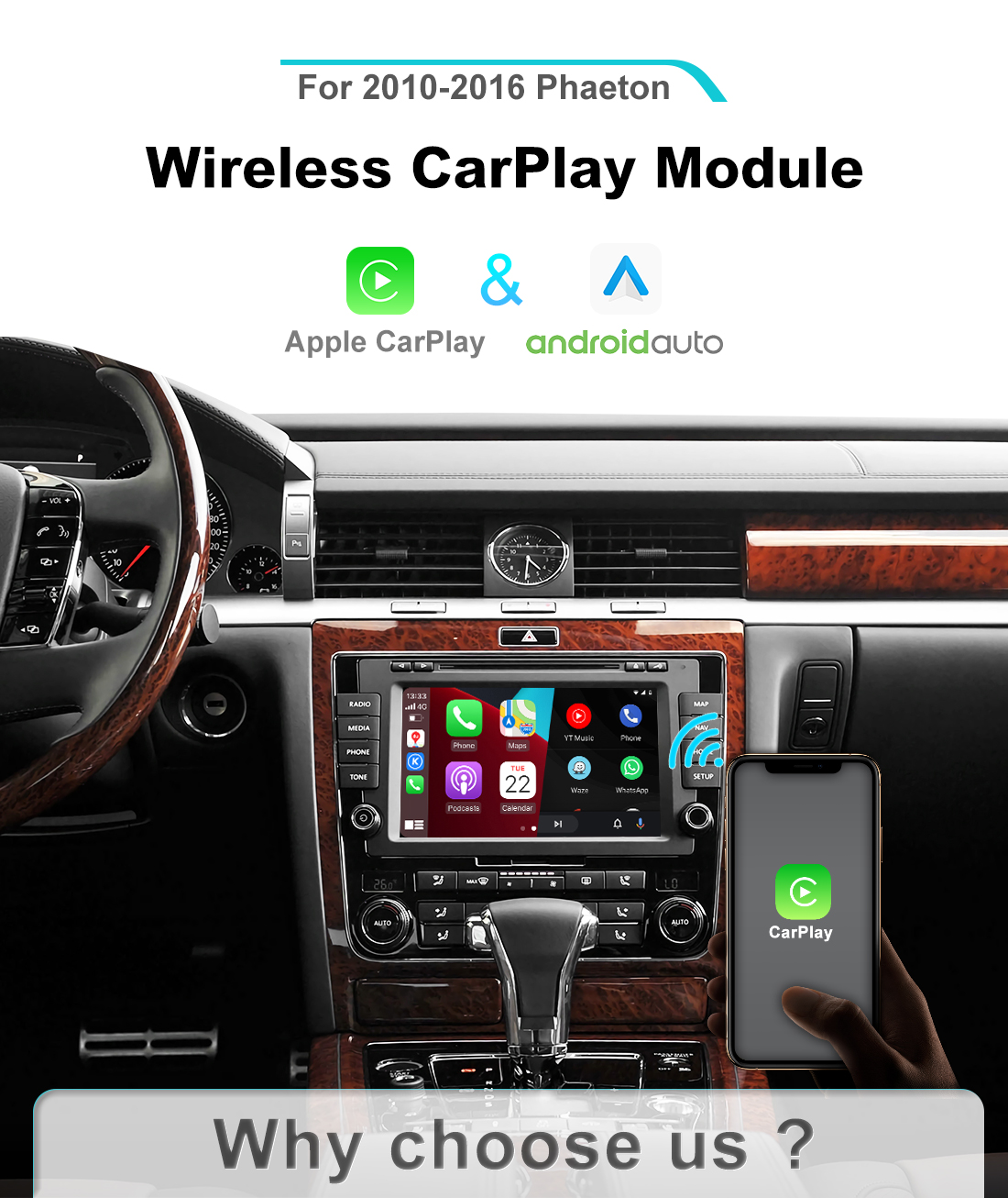 Volkswagen Apple CarPlay and Android Auto