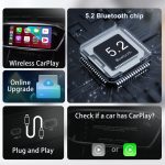 W4U Wireless CarPlay Adapter - Convert Factory Wired to Wireless
