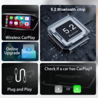 W4U Wireless CarPlay Adapter,Factory Wired Convert Wireless CarPlay,Plug and Play - Image 4