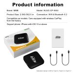 W4U Wireless CarPlay Adapter - Convert Factory Wired to Wireless