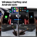 2-in-1 Wireless CarPlay & Android Auto Adapter - Wired to Wireless