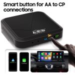 2-in-1 Wireless CarPlay & Android Auto Adapter - Wired to Wireless