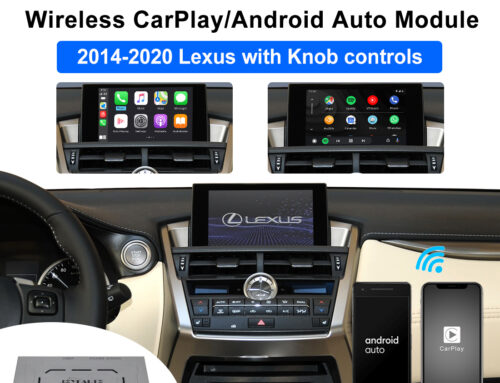 (WJLX-2)2014-2020 Lexus ES/NX/RX/UX with Knob controls car Wireless Apple CarPlay Android Auto Solution