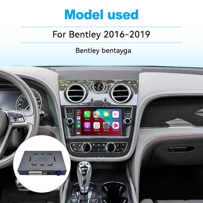 JoyeAuto Wireless CarPlay & Android Auto for Bentley Bentayga (2016-2019) - Retrofit Kit