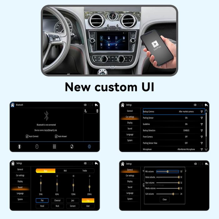 JoyeAuto Wireless CarPlay & Android Auto for Bentley Bentayga (2016-2019) - Retrofit Kit