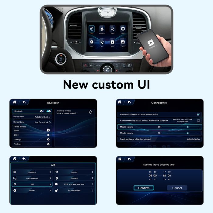 JoyeAuto Wireless CarPlay & Android Auto for Chrysler 300C 2012-2016 - Retrofit Kit