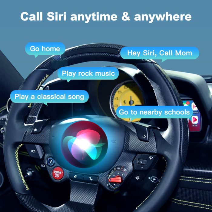 JoyeAuto Wireless CarPlay & Android Auto for Ferrari 488 & F12 - Plug and Play