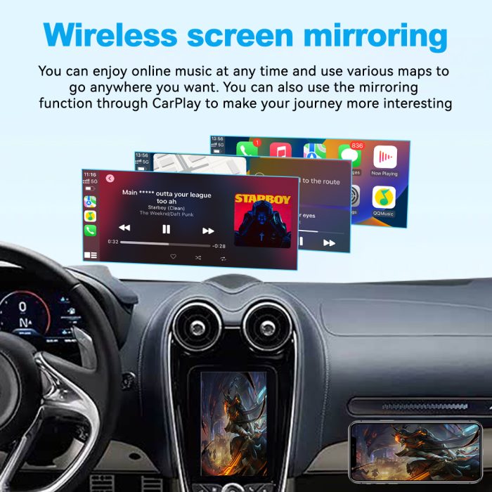 JoyeAuto Wireless CarPlay & Android Auto for McLaren GT - Retrofit Kit