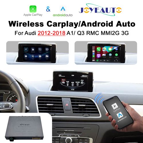 JoyeAuto Wireless CarPlay & Android Auto for Audi A1 Q3 RMC MMI 2G 3G