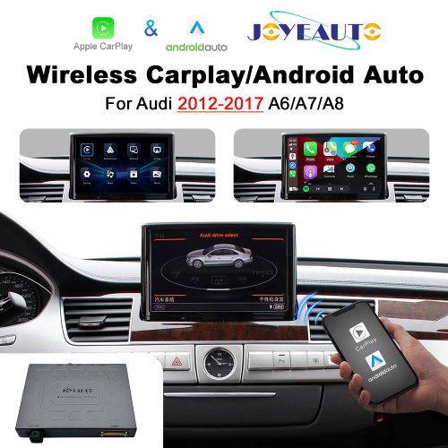 JoyeAuto Wireless CarPlay & Android Auto for Audi A6 A7 A8 C7 MIB2 RMC MMI 3G