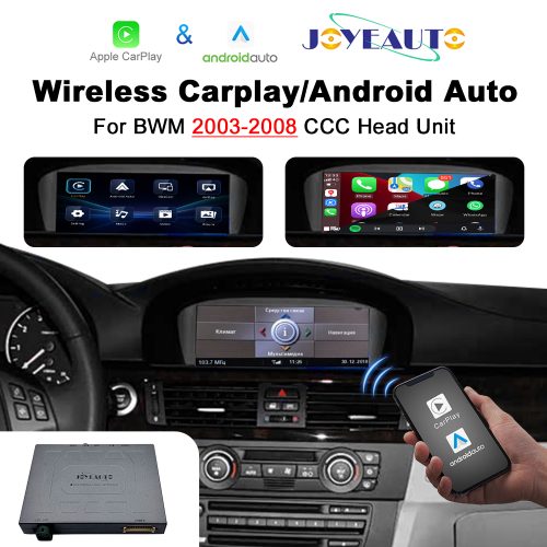 JoyeAuto Wireless CarPlay for BMW CCC E60 E90 E70 E89 (2003-2008)