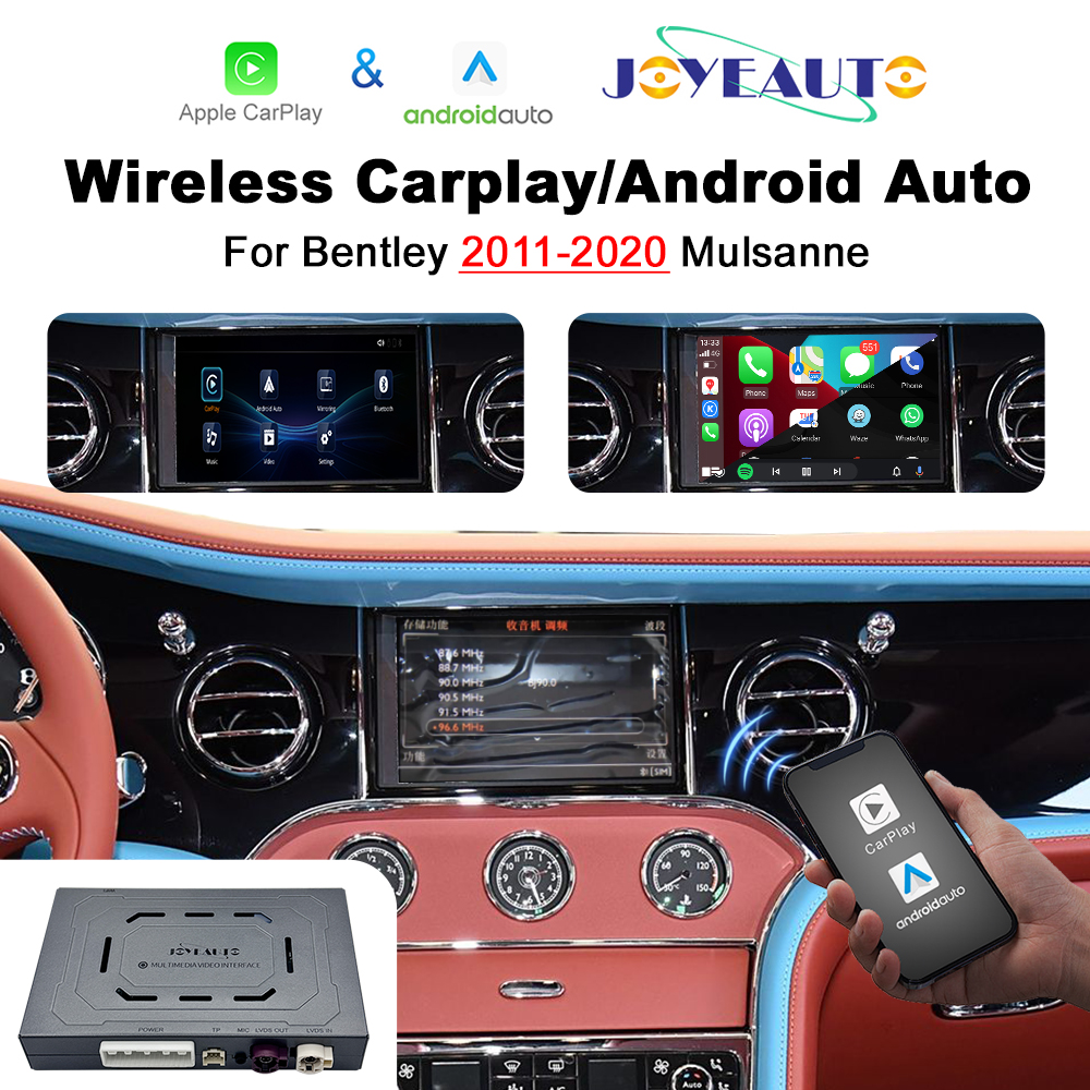 JoyeAuto Wireless CarPlay & Android Auto for Bentley Mulsanne (2011-2020) - Retrofit Kit