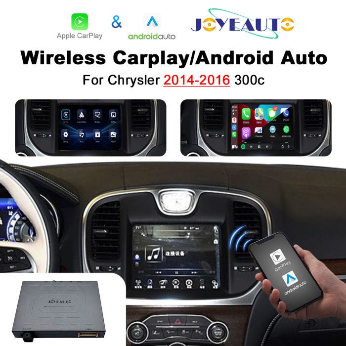 JoyeAuto Wireless CarPlay & Android Auto for Chrysler 300C 2014-2016 - Retrofit Kit