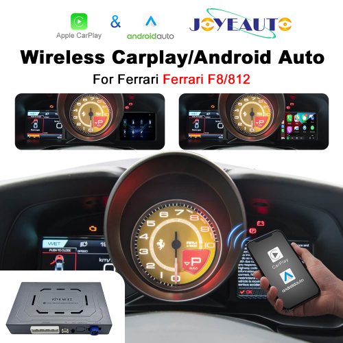 JoyeAuto Wireless CarPlay & Android Auto for Ferrari F8 & F12 - Plug and Play