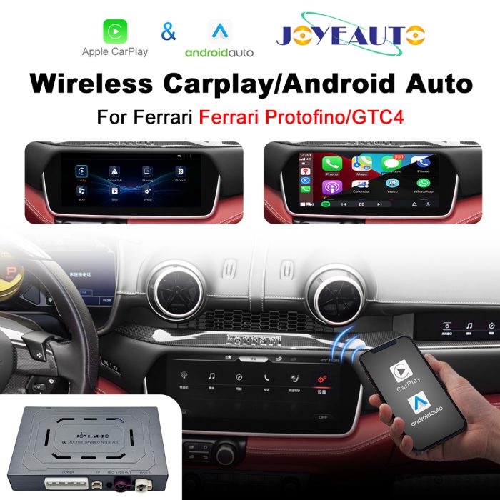 JoyeAuto Wireless CarPlay & Android Auto for Ferrari Portofino & GTC4 Lusso