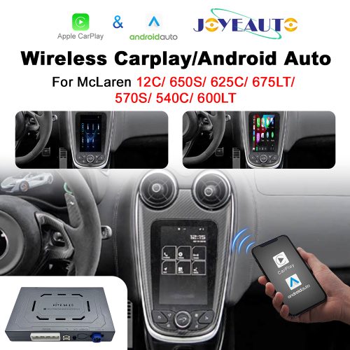 JoyeAuto Wireless CarPlay & Android Auto for McLaren 12C/650S/570S/600LT/675LT