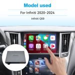 JoyeAuto Wireless CarPlay & Android Auto for Infiniti 2020-2024 (Q50/Q60/Q50L) - Retrofit