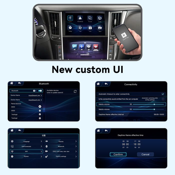 JoyeAuto Wireless CarPlay & Android Auto for Infiniti 2013-2015 (Q50/Q60/Q50L) - Retrofit