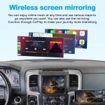 JoyeAuto Wireless CarPlay & Android Auto for Dodge Ram Challenger Charger (Uconnect 8.4)