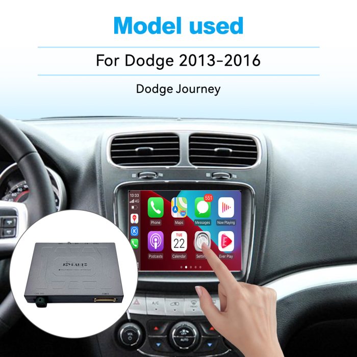JoyeAuto Wireless CarPlay & Android Auto for Dodge Journey (Uconnect 8.4) - Retrofit Kit