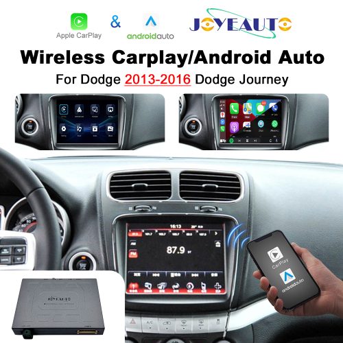 JoyeAuto Wireless CarPlay & Android Auto for Dodge Journey (Uconnect 8.4) - Retrofit Kit