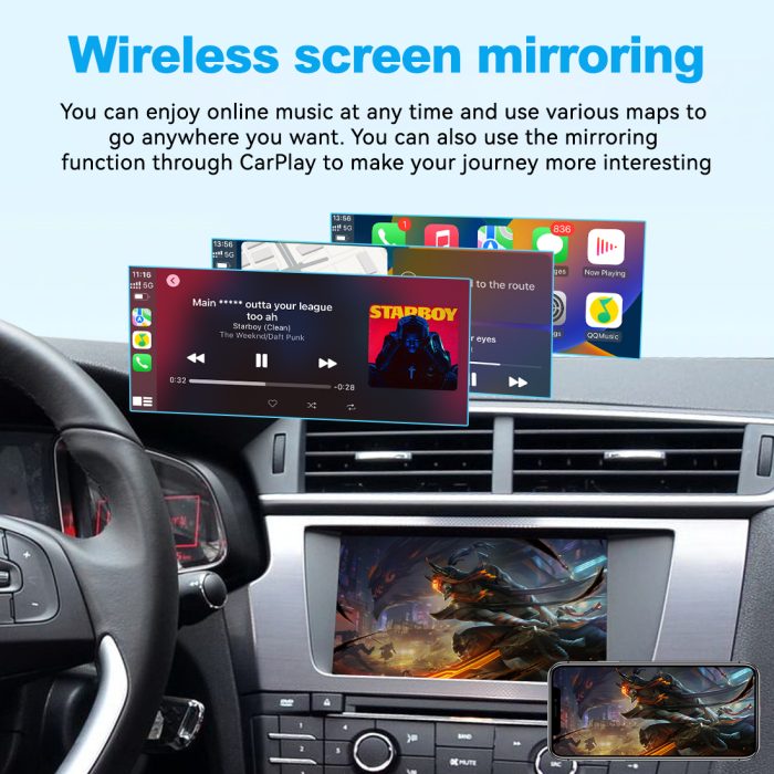 JoyeAuto Wireless CarPlay & Android Auto for DS 2014-2016 (DS5/DS6/DS5LS) - Plug and Play