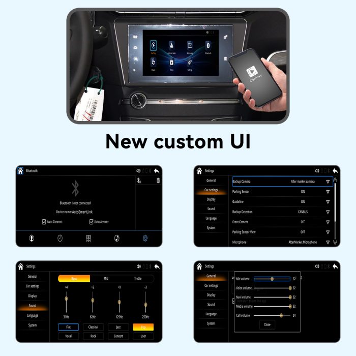 JoyeAuto Wireless CarPlay & Android Auto for Peugeot 2014-2016 (208/308/408/508/2008)