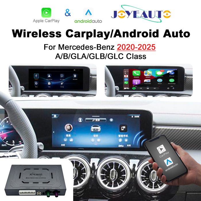Joyeauto Wireless CarPlay & Android Auto for Mercedes NTG6.0 2020-2025 (A/B/GLA/GLC/GLE/GLS)