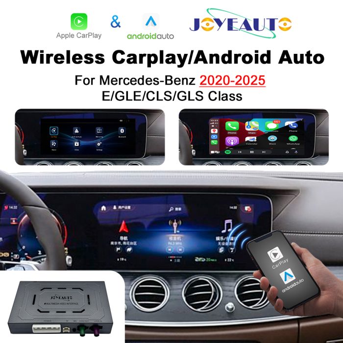 Joyeauto Wireless CarPlay & Android Auto for Mercedes NTG6.0 2020-2025 (A/B/GLA/GLC/GLE/GLS)