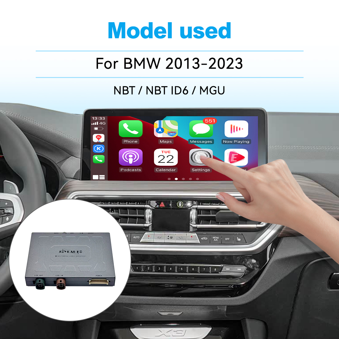 BMW NBT ID4 ID5 ID6 ID7 MGU Carplay